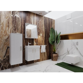 Фото 3 Пенал подвесной Ювента Manhattan MnhP-114 белый