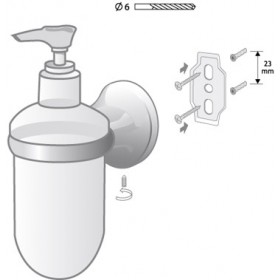 Фото 1 00209 Ontario дозатор для жидкого мыла