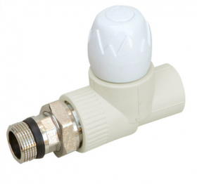 Фото Кран радиаторный прямой Blue Ocean PPR 20*1/2