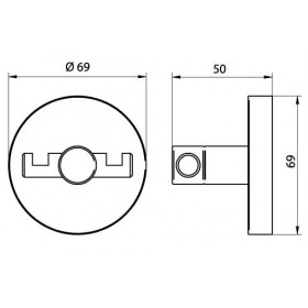 Фото 1 Haceka Pro2500 TEC Крючок двойной (450018)