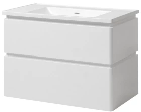 Фото Тумба підвісна Ліон 80 ТПБ-2 Д з умивальником Комо 80