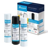 Фото Комплект картриджей Ecosoft 1-2-3 для фильтров обратного осмосу