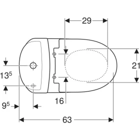 Фото 4 Унітаз-компакт Kolo Runa ВЕРТ., арм. GEBERIT 3/6, з сид. Duroplast