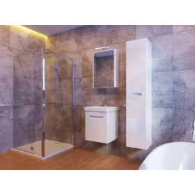 Фото 5 Тумба подвесная Ювента Livorno Lvr-50 структурный белый с умывальником Luxury-50