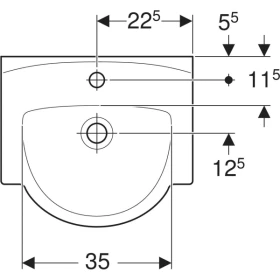 Фото 3 Раковина меблева Kolo Freja 45 (L72945000)