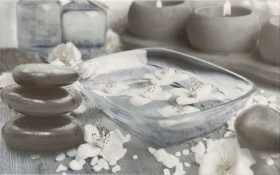 Фото Декор OLIVIA Блу SPA 2 25х40