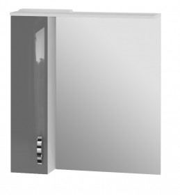 Фото Зеркало Trento TrnMC-75 серый (левый)