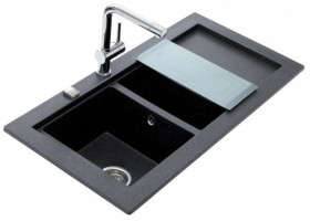 Фото Мойка кухонная TEKA AURA 60B-TG 1060х525 ЧЕРНЫЙ МЕТАЛЛИК (88564)