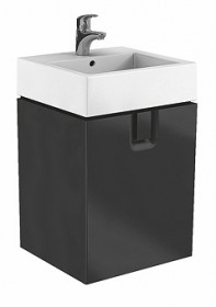 Фото Kolo Twins Тумба под умывальник 50 см, черный матовый (89485-000)