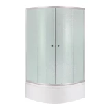 Фото Душова кабіна Lidz Latwa SC90x90.SAT.HIGH.FR півколо + піддон KAPIELKA ST90x90х41
