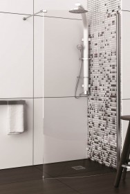 Фото 100-06084 Душевая стеклянная стенка Aquaform SOLITARE Walk-in 100х80 правая