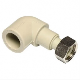 Фото Колено с накидной гайкой 20*1/2 Ekoplastik