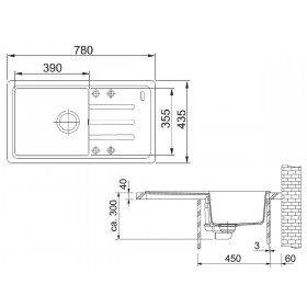Фото 1 Кухонная мойка Franke BSG 611-78 Бежевый (114.0375.036)