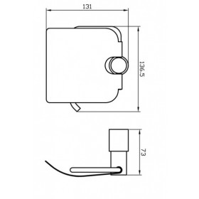Фото 1 8816 MATTEO Держатель туалетной бумаги закрытый