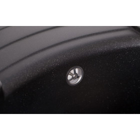 Фото 2 Кухонная мойка Granado MALAGA black shine (610*465mm)