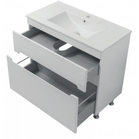 Фото 1 Тумба напольная Модена 90 ТНБ-2 Д с умывальником Арте 90