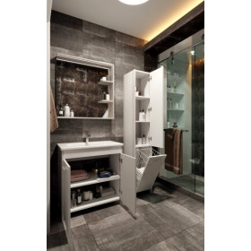 Фото 6 Тумба Ювента Brooklyn-55 с умывальником Soft-55 белый