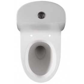 Фото 1 Унитаз-компакт Colombo Лотос Basic с сиденьем из полипропилена (горизонтальный выпуск)