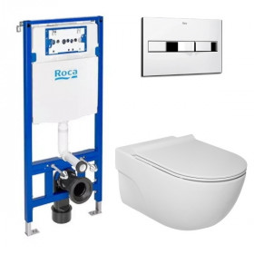 Фото Инсталляция DUPLO ONE с унитазом MERIDIAN Rimless A890070020+A890196001+A34H240000