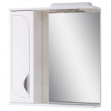 Фото Дз0165 Зеркало 650*700 декор мет.ручка (лев)