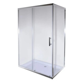 Фото 3 Душова кабіна Mixxus Hard SC01-120x80x185-TR CHROME,  б/піддону