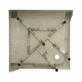 Фото 3 Душовий піддон Lidz  KAPIELKA ST 80x80 низький, квадратний