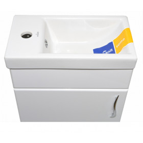 Фото 1 Т014019 Тумба под умывальник подвесная Комо 40  (лев) (без умыв.)