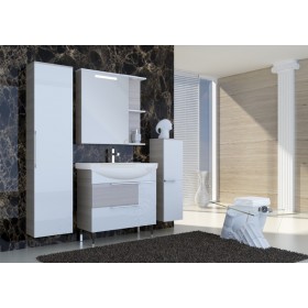 Фото 1 Шкаф-зеркало Ювента София Нова СнШНЗ-75 Sand