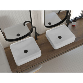 Фото 6 Умывальник Miraggio Geneva Глянец Прямоугольный Накладной