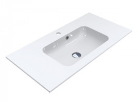 Фото Умывальник Miraggio Della 900 Глянец Прямоугольный Врезной