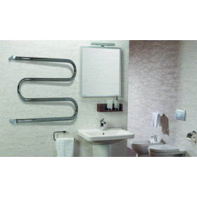 Фото 2 Полотенцесушитель Mario Змейка 25 500х600 с кольцами