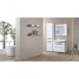 Фото 1 Тумба с раковиной подвесная Мойдодыр Твистер Нова 75-U