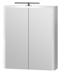 Фото Зеркальный шкаф Livorno LvrMC-60 белый