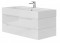 Фото Тумба Botticelli Toscana Ts-100 белый с умывальником Lumas-100