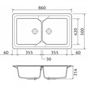 Фото 1 Кухонная мойка Franke COG 620 Сахара (114.0027.114)