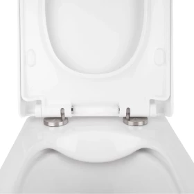 Фото 5 Унітаз підвісний Tern, Rimless з сидінням Slim Duroplast/ Soft-close/ Quick relase White Qtap