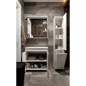 Фото 5 Тумба Ювента Brooklyn-55 с умывальником Soft-55 белый