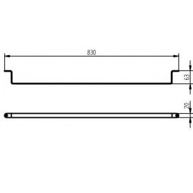 Фото 1 Haceka IXI Держатель д/полотенца (415109)