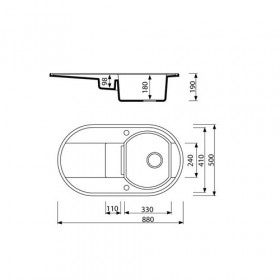 Фото 1 Кухонная мойка Marmorin Otago сафари (505 513 001)