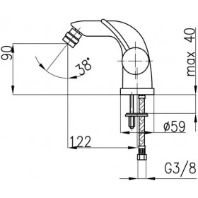 Фото 1 4407-011-00 MALACHIT Смеситель для биде