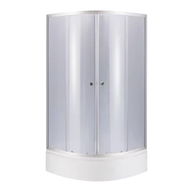 Фото Душова кабіна Lidz Latwa SC90x90.SAT.MID.GR + піддон KAPIELKA ST90x90x26