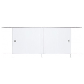 Фото 1 Екран під ванну Santa Allum 130х50 см (Алюміній/цільний)