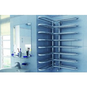 Фото 1 Полотенцесушитель Mario Угловая Лесенка 800х500 длин.дуги L1500 мм