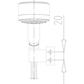 Фото 2 841-210-00 SYMETRIC Душевой гарнитур