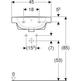 Фото 4 Раковина меблева Kolo Freja 45 (L72945000)