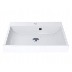 Фото 2 Умывальник Miraggio Varna 600 Глянец Прямоугольный Врезной