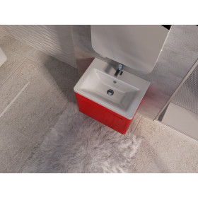 Фото 2 Тумба подвесная Ювента TIVOLI TV-100 с умывальником Soft-100 red