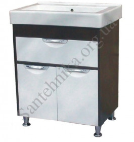 Фото Тумба с умывальником АРИАЛ Принц П70 Т-6 Венге