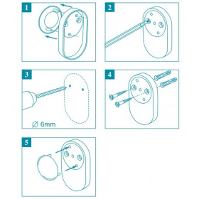 Фото 1 Haceka LaRonde Special Ершик д/унитаза, подвесной (403719)