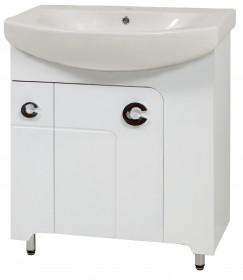 Фото Тумба Eliza Лотос 70 White (без умывальника)